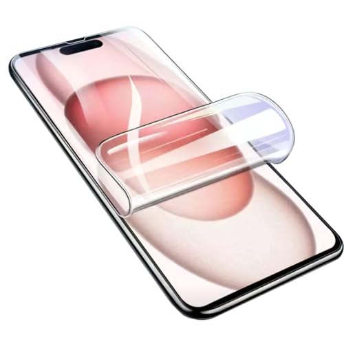 LXEEOLX [2 Stück Hydrogel TPU Schutzfolie für iPhone 15, Transparenter Soft Bildschirmschutz mit Fingerabdruck-ID Unterstützen [HD Klar][Anti-Kratzer][Anti-Öl] von LXEEOLX