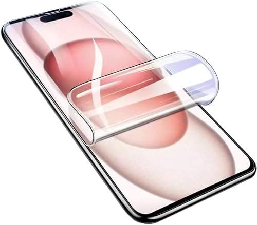 LXEEOLX [2 Stück Hydrogel TPU Schutzfolie für iPhone 15, Transparenter Soft Bildschirmschutz mit Fingerabdruck-ID Unterstützen [HD Klar][Anti-Kratzer][Anti-Öl] von LXEEOLX