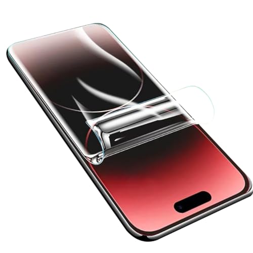 LXEEOLX [2 Stück Hydrogel TPU Schutzfolie für iPhone 15 Pro, Transparenter Soft Bildschirmschutz mit Fingerabdruck-ID Unterstützen [HD Klar][Anti-Kratzer][Anti-Öl] von LXEEOLX