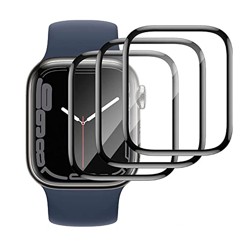 LXEEOLX [3 Stück] Gebogene 3D-Schutzfolie für Apple Watch Ultra 49 mm, HD-Displayschutz Clear Smartwatch Film [Anti-Kratzer][Anti-Öl][Anti-Fingerprint] von LXEEOLX
