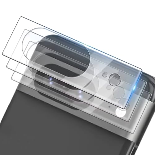LXEEOLX [3 Stück] Kamera Panzerglas Schutzfolie für Google Pixel 8 Pro, 9H Härte Kameraschutz Blasenfrei Hartglas Kameraschutz [Ultra Transparent] [Anti-Kratzer] von LXEEOLX