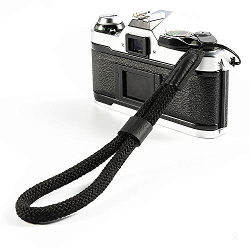 LXH Baumwolle Kamera Handschlaufe, verstellbare Handschlaufe Hand Lanyard für Mirrorless Compact System DSLR Kamera Video Camcorder Fernglas von LXH