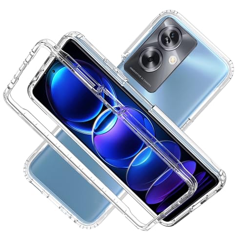 LXHGrowH Hülle für Oppo A79 5G, 360 Grad Ganzkörper Stoßfest Handyhülle, Kratzfest Schutzhülle mit Eingebauter Displayschutzfolie, Case Dual - Transparent LXHGrowH Hülle für Oppo A79 5G, 360 Grad Ganzkörper Stoßfest Handyhülle, Kratzfest Schutzhülle mit Eingebauter Displayschutzfolie, Case Dual - Transparent von LXHGrowH