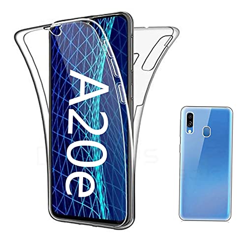 LXHGrowH Hülle für Samsung Galaxy A20e, 360 Grad Ganzkörper Stoßfest Handyhülle, Kratzfest Schutzhülle mit Eingebauter Displayschutzfolie, Case Dual - Transparent LXHGrowH Hülle für Samsung Galaxy A20e, 360 Grad Ganzkörper Stoßfest Handyhülle, Kratzfest Schutzhülle mit Eingebauter Displayschutzfolie, Case Dual - Transparent von LXHGrowH