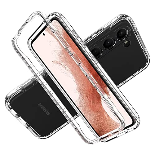 LXHGrowH Hülle für Samsung Galaxy S23 Plus / S23+ 5G, 360 Grad Ganzkörper Stoßfest Handyhülle, Kratzfest Schutzhülle mit Eingebauter Displayschutzfolie, Case Dual - Transparent LXHGrowH Hülle für Samsung Galaxy S23 Plus / S23+ 5G, 360 Grad Ganzkörper Stoßfest Handyhülle, Kratzfest Schutzhülle mit Eingebauter Displayschutzfolie, Case Dual - Transparent von LXHGrowH