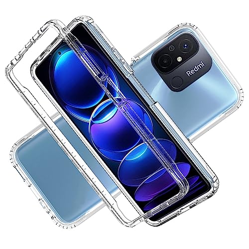 LXHGrowH Hülle für Xiaomi Redmi 12C / Redmi 11A, 360 Grad Ganzkörper Stoßfest Handyhülle, Kratzfest Schutzhülle mit Eingebauter Displayschutzfolie, Case Dual - Transparent LXHGrowH Hülle für Xiaomi Redmi 12C / Redmi 11A, 360 Grad Ganzkörper Stoßfest Handyhülle, Kratzfest Schutzhülle mit Eingebauter Displayschutzfolie, Case Dual - Transparent von LXHGrowH