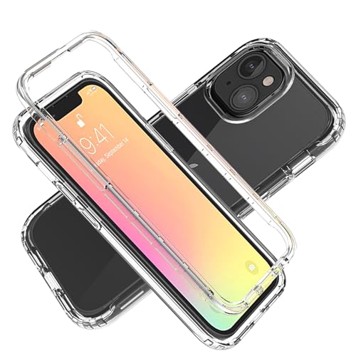 LXHGrowH Hülle für iPhone 13 Mini, 360 Grad Ganzkörper Stoßfest Handyhülle, Kratzfest Schutzhülle mit Eingebauter Displayschutzfolie, Case Dual - Transparent LXHGrowH Hülle für iPhone 13 Mini, 360 Grad Ganzkörper Stoßfest Handyhülle, Kratzfest Schutzhülle mit Eingebauter Displayschutzfolie, Case Dual - Transparent von LXHGrowH