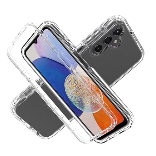 LXHGrowH Hülle für Samsung Galaxy A15 4G / A15 5G, 360 Grad Ganzkörper Stoßfest Handyhülle, Kratzfest Schutzhülle mit Eingebauter Displayschutzfolie, Case Dual - Transparent LXHGrowH Hülle für Samsung Galaxy A15 4G / A15 5G, 360 Grad Ganzkörper Stoßfest Handyhülle, Kratzfest Schutzhülle mit Eingebauter Displayschutzfolie, Case Dual - Transparent von LXHGrowH