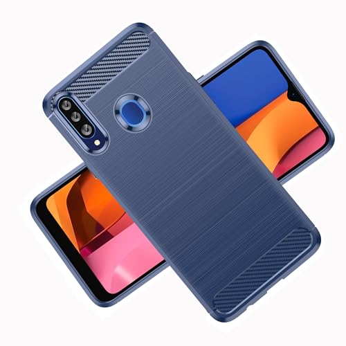 LXHGrowH Schutzhülle für Samsung Galaxy A20s, stoßfest, dünn, weich, Silikon, stoßfest, TPU-Gel, flexibel, kratzfest, Blau LXHGrowH Schutzhülle für Samsung Galaxy A20s, stoßfest, dünn, weich, Silikon, stoßfest, TPU-Gel, flexibel, kratzfest, Blau von LXHGrowH
