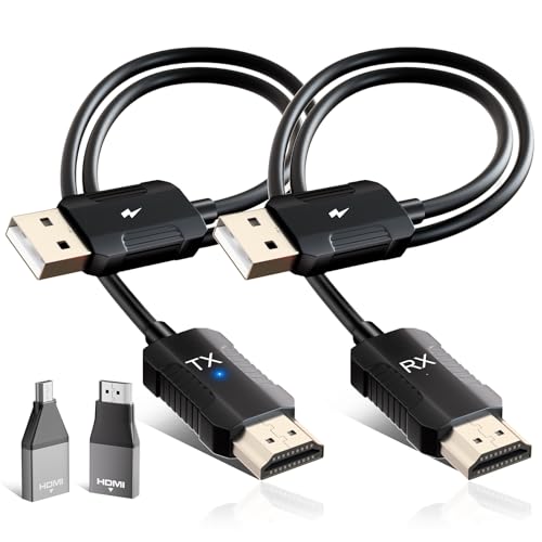 LXJADAP Wireless HDMI Transmitter and Receiver, HDMI Funkübertragung für Streaming Video Audio File von, Laptop, PC zu HDTV, Projektor, 1080P HD Sat Receiver LXJADAP Wireless HDMI Transmitter and Receiver, HDMI Funkübertragung für Streaming Video Audio File von, Laptop, PC zu HDTV, Projektor, 1080P HD Sat Receiver von LXJADAP