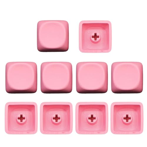 10 x PBTs Rohlinge Tastenkappen mechanische Tastaturen 1U MOAs Höhe nicht drucken Tastenkappen-Set für MX-Schalter von LXJLXD