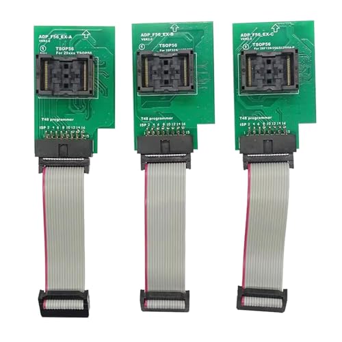 Effizienter TSOP56 Steckdosenadapter ADP_F56_EX A/B/C für T48-Programmierer, nahtlose Chip-Programmierung, hochpräzise Steckverbinder von LXJLXD
