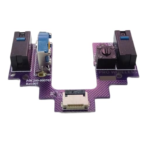LXJLXD Hot Swap Microswitch PCB Button Board für GPROWireless Mouse Motherboards mit Maus-Encodern, Decodern (D2FC 50M) von LXJLXD