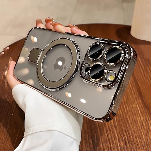 LXK Magnetische, unsichtbare Schutzhülle für iPhone 15 Pro Max, 6,7 Zoll, kompatibel mit MagSafe, militärischer Schutz, mit Kameraschutz, klare, kratzfeste Abdeckung für 15 ProMax, natürliches Titan LXK Magnetische, unsichtbare Schutzhülle für iPhone 15 Pro Max, 6,7 Zoll, kompatibel mit MagSafe, militärischer Schutz, mit Kameraschutz, klare, kratzfeste Abdeckung für 15 ProMax, natürliches Titan von LXK