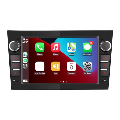 LXKLSZ Autoradio kompatibel mit drahtlos Carplay/Android Auto für OPEL Antara Zafira Corsa Vivaro Combo mit 7 Zoll Touchscreen/Bluetooth/Mirror Link/FM/AM/USB/Hohe Leistung, Schwarz von LXKLSZ