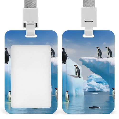Ausweishalter, vertikaler Ausweishalter, robuster Ausweishalter, einziehbare Pinguine auf dem Eisberg, Ausweishalter, Hartplastik, Ausweishalter für die Arbeit Ausweishalter, vertikaler Ausweishalter, robuster Ausweishalter, einziehbare Pinguine auf dem Eisberg, Ausweishalter, Hartplastik, Ausweishalter für die Arbeit von LXTDPBK