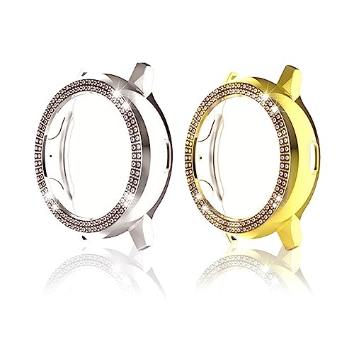 2 Pack Hülle Kompatibel mit Galaxy Watch Active 2 Case PC TPU Ultradünne Gehäuse Hülle für Galaxy Watch Active 2 Anti-Fall schützen Kratzfest Hülle für Galaxy Watch Active 2 Hülle (3) von LXURY