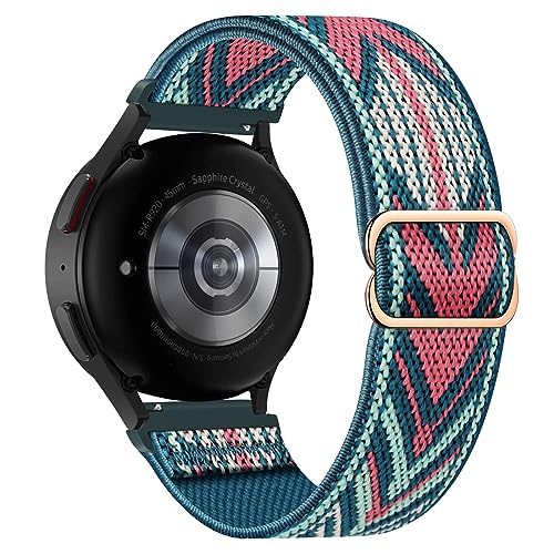 Elastisch Armband für Samsung Gear S3 Frontier/Classic Armband, Dehnbar Nylon Stoff Band Herren/Damen Verstellbar Sport Ersatzarmband Kompatibel mit Samsung Gear S3 Frontier/Classic Uhrenarmband (U) von LXURY