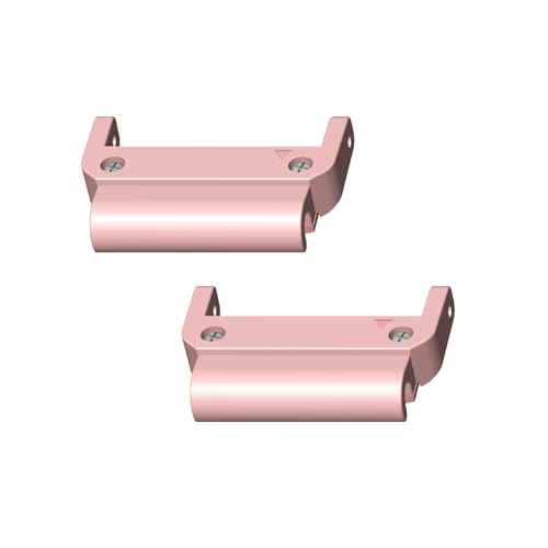 LXURY 2 Stück Edelstahl Anschluss Kompatibel mit Garmin Descent Mk3i 43mm Uhrenarmband Anschluss, 20mm Quick-Fit Metall Uhren Adapter Langlebig Stecker für Garmin Descent Mk3i 43mm Connectoren (Rosa) von LXURY