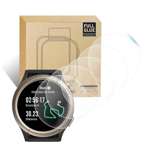 LXURY 5 Stück Displayschutz für Amazfit Cheetah Pro Armbanduhren Schutzfolie, HD Klar Anti Kratzer Anti Fingerabdruck Full Cover Protector Kompatibel mit Amazfit Cheetah Pro Displayschutz Folie (1) von LXURY