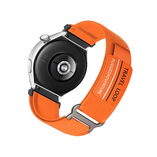 LXURY Nylon Armbänder für Huawei Watch Ultimate Armband, 22mm Weiches Stoff mit Verstellbar Verschluss Damen Herren Sport Ersatzarmband Kompatibel mit Huawei Watch Ultimate Uhrenarmband (8) von LXURY