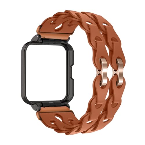 LXURY Sport Armbänder für Xiaomi Redmi Watch 2 Lite Armband, Weich Silikon mit Verstellbares Metallschnalle Ersatzarmband Kompatibel mit Xiaomi Redmi Watch 2 Lite Uhrenarmband für Damen/Herren (4) von LXURY