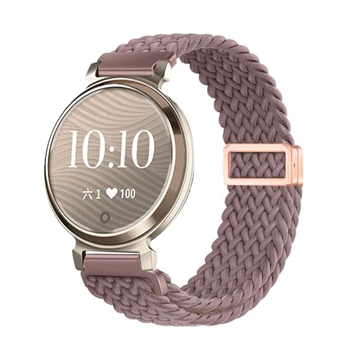 Nylon Armbänder Kompatibel mit Garmin Lily 2 Armband mit Magnet Schnalle für Garmin Lily 2, 14mm Elastisches Stoff Sport Ersatzarmband für Garmin Lily 2 Band (3) von LXURY