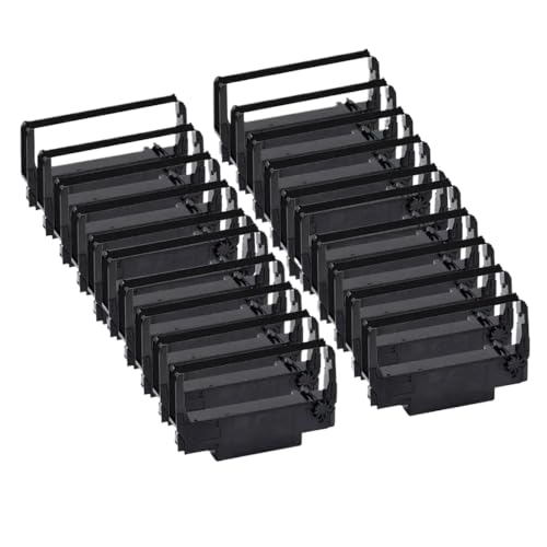 Tintenband-Sets kompatibel mit ERC30 ERC34 ERC38 In TM-U220PD U230 U210A TM-U370 U300C M188B M188D-Drucker(Black-20pcs) von LXfOtG