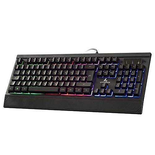 LYCANDER Gaming Keyboard Italy, Wired Keyboard - 19 anti-ghosting keys, 1.8m cable, rainbow backlight von LYCANDER