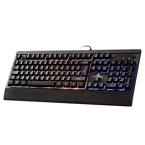 LYCANDER Gaming Keyboard Spain, Wired Keyboard - 19 anti-ghosting keys, 1.8m cable, rainbow backlight von LYCANDER