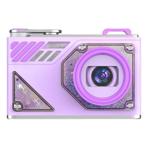 LYEAA 64MP Digitalkamera 2,8 Zoll Bildschirm 4K Vlogging-Kamera mit 5X Zoom Anti-Shake Kompaktes Design für Kinder Erwachsene von LYEAA