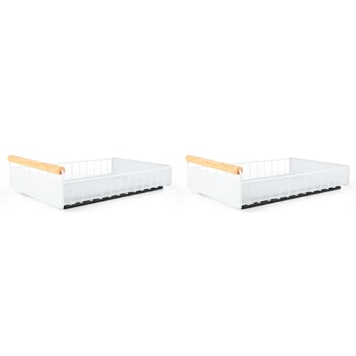 LYEAA Ausziehbarer Schrank-Organizer mit selbstklebender Nano-Folie, Schublade für Küche, Speisekammer, Badezimmer, Aufbewahrung LYEAA Ausziehbarer Schrank-Organizer mit selbstklebender Nano-Folie, Schublade für Küche, Speisekammer, Badezimmer, Aufbewahrung von LYEAA