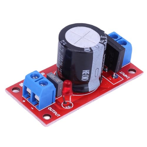 LYEAA Gleichrichter-Filter, Netzteilplatine, 3 A/8 A, Gleichrichter mit LED-Anzeige, Wechselstrom-zu-DC-Transformator, Netzgleichrichter-Filterplatine (8 A mit LED) von LYEAA