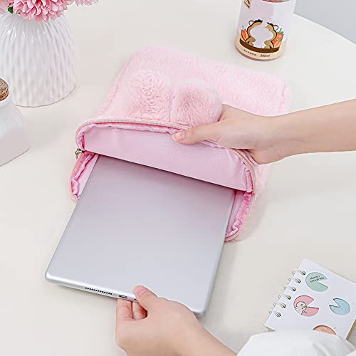 LYEAA Laplop-Hülle mit Reißverschluss, 27,9 cm (11 Zoll), niedliche Tablet-Tasche, for Damen, Mädchen, Studenten, Reisen, Schutzhülle (Rosa) von LYEAA