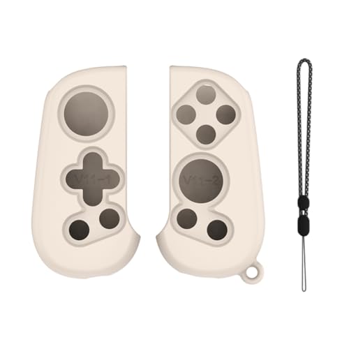 LYEAA Silicon-Handle-Schutzhülle mit Lanyard Game Controller Hülle Deckung Schocksicherer Controller Anti-Kratze für Backbone One Mobile Gaming Controller Griff (Beige) von LYEAA