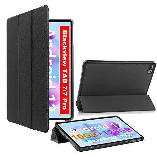 Hülle für BLACKVIEW TAB 7 Pro und BLACKVIEW TAB 7 2023 10 inch Tablette,Ultra Dünn PU Schutzhülle Ständer Funktion Klapphülle/Nicht anwendbar auf (BLACKVIEW TAB 7 W I F I) von LYJERRY