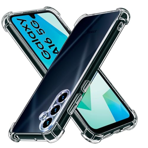 LYJERRY 1* Transparente Weiche Hülle für Samsung Galaxy A16 5G - Schutzhülle Bumper Cover Silikon Gel - durchsichtig LYJERRY 1* Transparente Weiche Hülle für Samsung Galaxy A16 5G - Schutzhülle Bumper Cover Silikon Gel - durchsichtig von LYJERRY