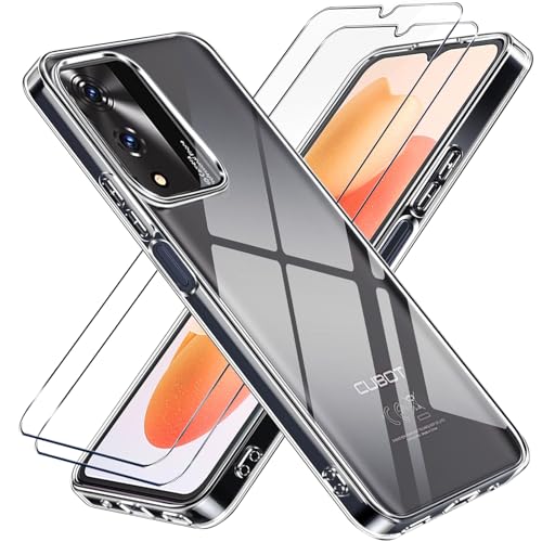 LYJERRY 1Pcs Schutzhülle Kompatibel mit Cubot A10 Handyhülle + 2Pcs Schutzglas für Cubot A10 Hülle durchsichtig Stoßfest Cover Silikon Handytasche und Displayschutzfolie LYJERRY 1Pcs Schutzhülle Kompatibel mit Cubot A10 Handyhülle + 2Pcs Schutzglas für Cubot A10 Hülle durchsichtig Stoßfest Cover Silikon Handytasche und Displayschutzfolie von LYJERRY