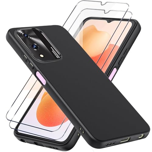 LYJERRY Handyhülle Kompatibel mit Cubot A10 Hülle + 2Pcs Schutzglas für Cubot A10 Hülle Stoßfest Cover Schutzhülle Silikon Case Weich Schwarz hülle und Schutzglas LYJERRY Handyhülle Kompatibel mit Cubot A10 Hülle + 2Pcs Schutzglas für Cubot A10 Hülle Stoßfest Cover Schutzhülle Silikon Case Weich Schwarz hülle und Schutzglas von LYJERRY