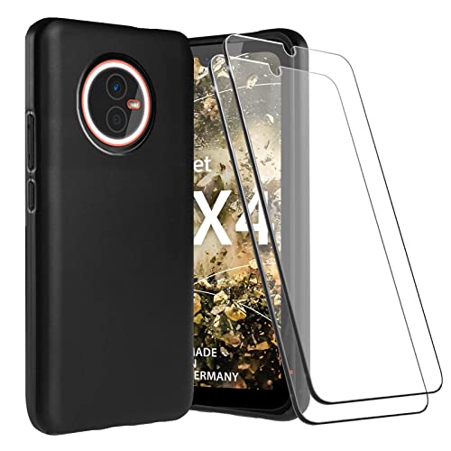 LYJERRY Handyhülle für Gigaset GX4 und Gigaset GX4 Pro Hülle + 2Pcs panzerglas für Gigaset GX4 und Gigaset GX4 Pro Hülle Stoßfest Cover Schutzhülle Silikon Case Weich Schwarz hülle und panzerglas LYJERRY Handyhülle für Gigaset GX4 und Gigaset GX4 Pro Hülle + 2Pcs panzerglas für Gigaset GX4 und Gigaset GX4 Pro Hülle Stoßfest Cover Schutzhülle Silikon Case Weich Schwarz hülle und panzerglas von LYJERRY