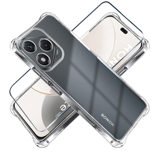 LYJERRY Hülle Transparent Weich handyhülle Kompatibel mit Honor 400 Lite Hülle Schutzglas und hülle Schutzhülle Bumper Cover Silikon Gel für Honor 400 Lite Hülle LYJERRY Hülle Transparent Weich handyhülle Kompatibel mit Honor 400 Lite Hülle Schutzglas und hülle Schutzhülle Bumper Cover Silikon Gel für Honor 400 Lite Hülle von LYJERRY