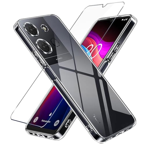 LYJERRY Hülle Transparent Weich handyhülle Kompatibel mit TCL 503 Hülle, Schutzglas mit hülle Schutzhülle Bumper Cover Silikon Gel für TCL 503 Hülle durchsichtig LYJERRY Hülle Transparent Weich handyhülle Kompatibel mit TCL 503 Hülle, Schutzglas mit hülle Schutzhülle Bumper Cover Silikon Gel für TCL 503 Hülle durchsichtig von LYJERRY