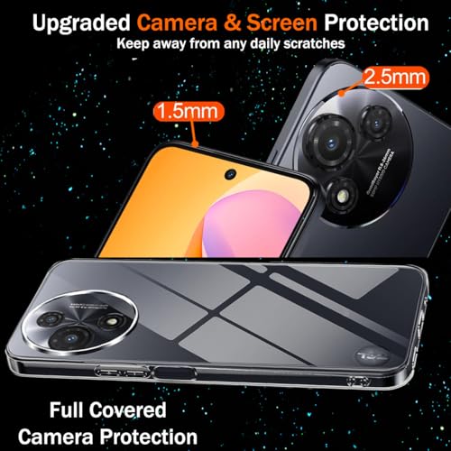 LYJERRY Hülle Transparent Weich handyhülle Kompatibel mit TCL 60 NXTPAPER Hülle, Schutzglas mit hülle Schutzhülle Bumper Cover Silikon Gel für TCL 60 NXTPAPER Hülle durchsichtig LYJERRY Hülle Transparent Weich handyhülle Kompatibel mit TCL 60 NXTPAPER Hülle, Schutzglas mit hülle Schutzhülle Bumper Cover Silikon Gel für TCL 60 NXTPAPER Hülle durchsichtig von LYJERRY