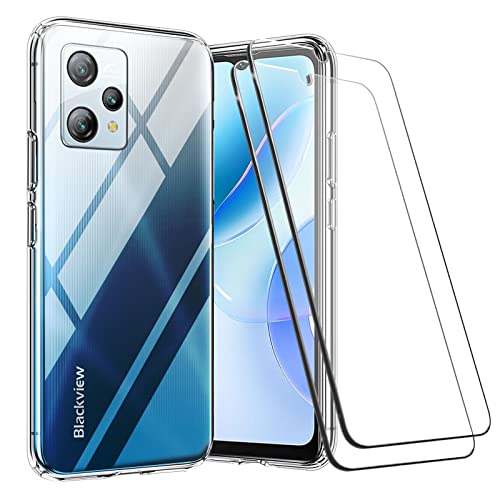 LYJERRY Schutzhülle für Blackview A53 /A53 Pro Handyhülle + 2Pcs Panzerfolie für Blackview A53 /A53 Pro Hülle Stoßfest Cover Schutzhülle Silikon Handytasche Displayschutzfolie LYJERRY Schutzhülle für Blackview A53 /A53 Pro Handyhülle + 2Pcs Panzerfolie für Blackview A53 /A53 Pro Hülle Stoßfest Cover Schutzhülle Silikon Handytasche Displayschutzfolie von LYJERRY