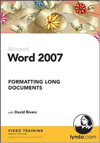 Word 2007: Formatting Long Documents (Mac/PC CD) [Import] von LYNDA.COM