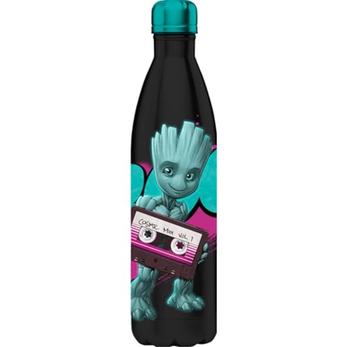 Homadict - Marvel Isolierflasche - Wiederverwendbare Groot Edelstahl Wasserflasche - 12 Stunden heiß und kalt halten - für Sport, Reisen, Alltag, 500 ml - BPA-frei - Offiziell lizenziert Homadict - Marvel Isolierflasche - Wiederverwendbare Groot Edelstahl Wasserflasche - 12 Stunden heiß und kalt halten - für Sport, Reisen, Alltag, 500 ml - BPA-frei - Offiziell lizenziert von HÔMADICT