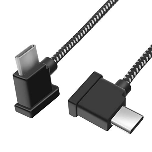 LYONGTECH USB C auf USB-C 30 CM RC-N3/N2/N1/N1C Fernsteuerung Kabel für DJI Neo,Flip,Air 3S/3/2/2S,Mavic 3,Mini 4/3 Pro,Mini 2/4K/2 SE,Nylon Tablet Handy Controller Drohne Zubehör(USBC Anschluss) von LYONGTECH