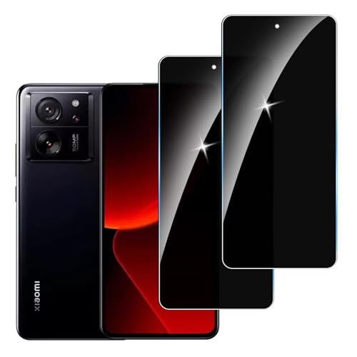 LYPHPE [2 Stück] Sichtschutzfolie für Xiaomi 13T Panzer Schutz Glas, 9H Härte Sichtschutz, Frei von Kratzern Folie,Ultrabeständig,Frei von Kratzern, [Anti-Spion] Privacy Displayschutz von LYPHPE