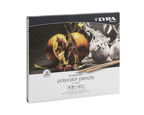 LYRA 2001240 Rembrandt Polycolor Künstler-Farbstifte, Holz, farbig Sortiert, 24 Stück (1er Pack) von LYRA