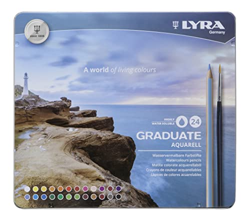 LYRA 2881240 Aquarellstifte, mehrfarbig, 21 x 1.4 x 18 cm von LYRA